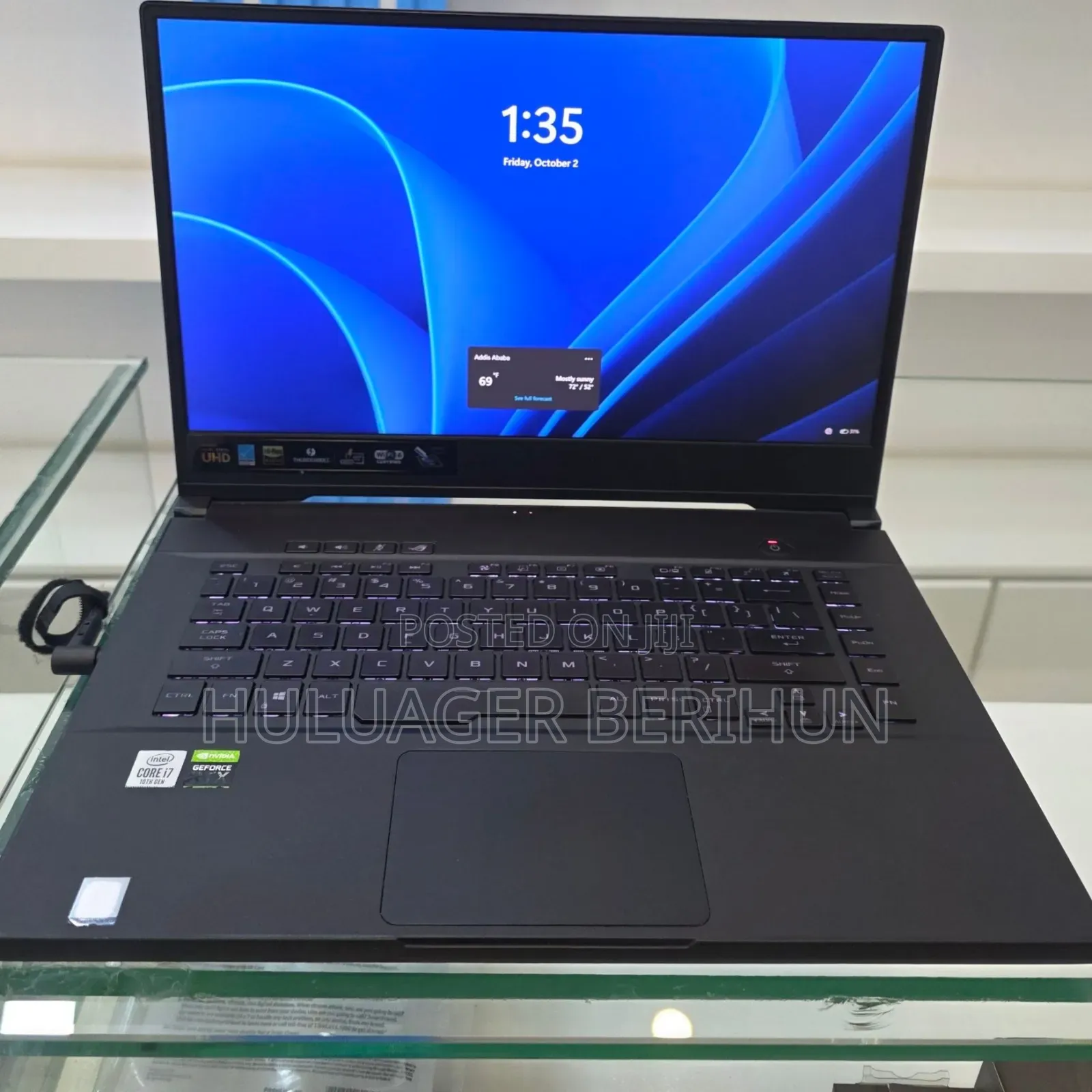 New Laptop Asus ROG Zephyrus M15 GU502LU 16GB Intel Core i7 SSD 512GB