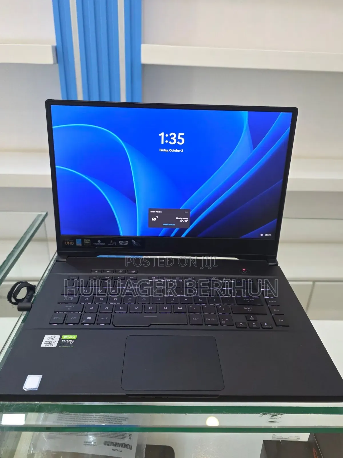New Laptop Asus ROG Zephyrus M15 GU502LU 16GB Intel Core i7 SSD 512GB