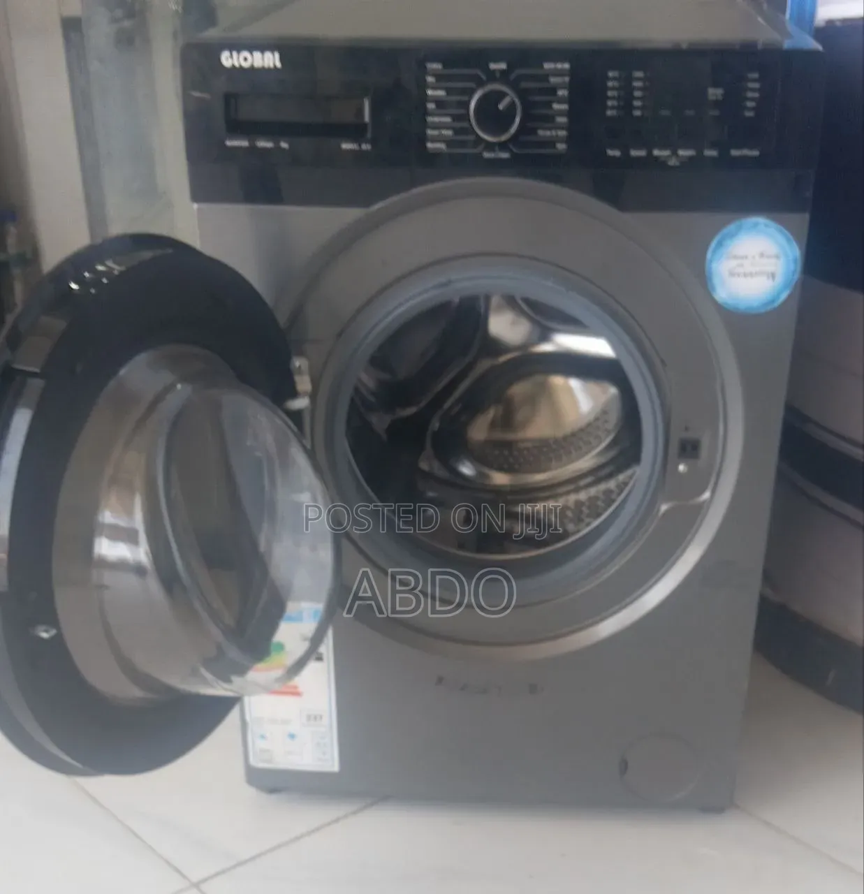 Global Front Automatic Sistem Dijital Washing Mashine 12kg Full