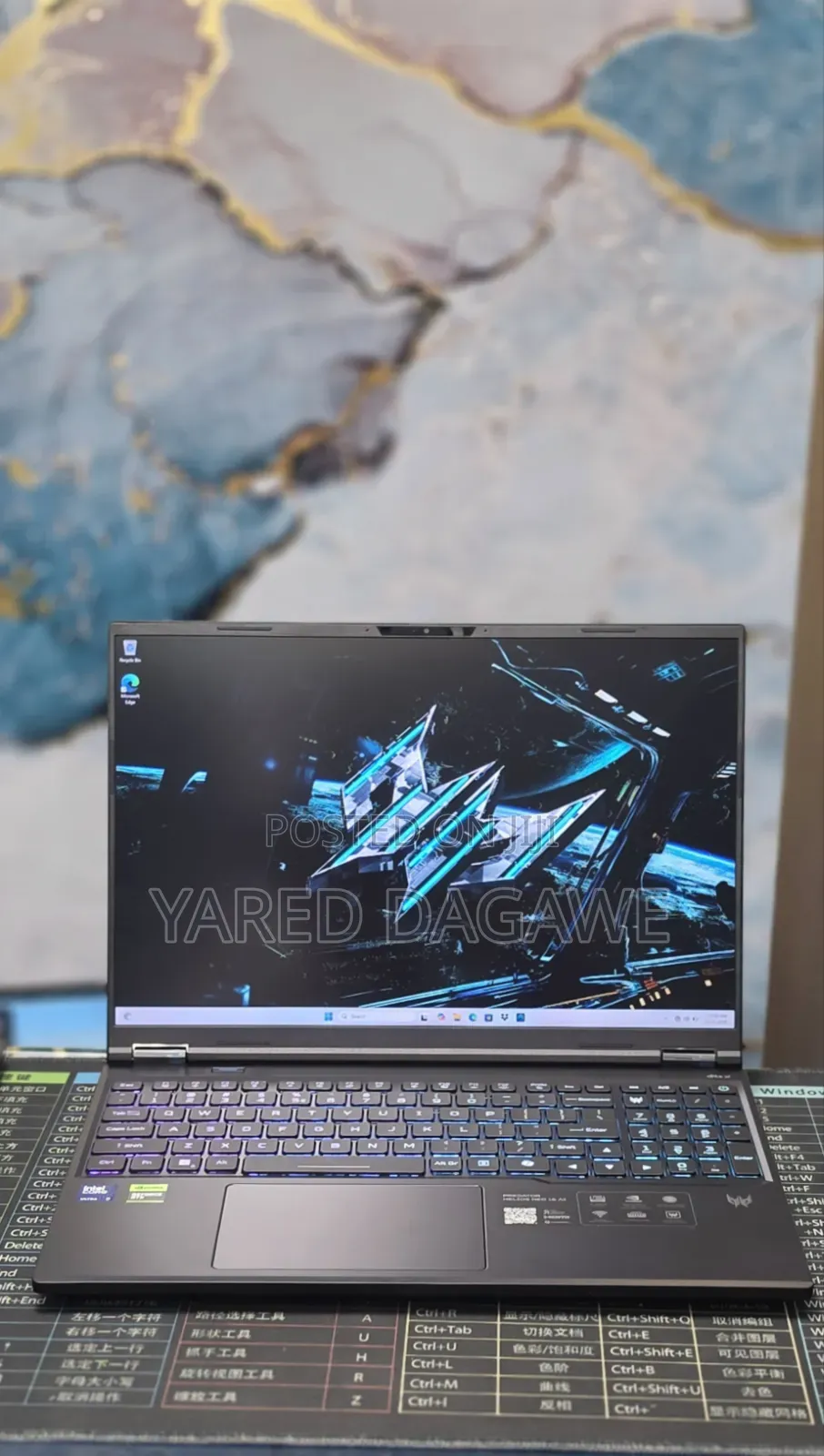 New Laptop Acer Predator Helios Neo 16 16GB Intel Core Ultra 9 SSD 1T