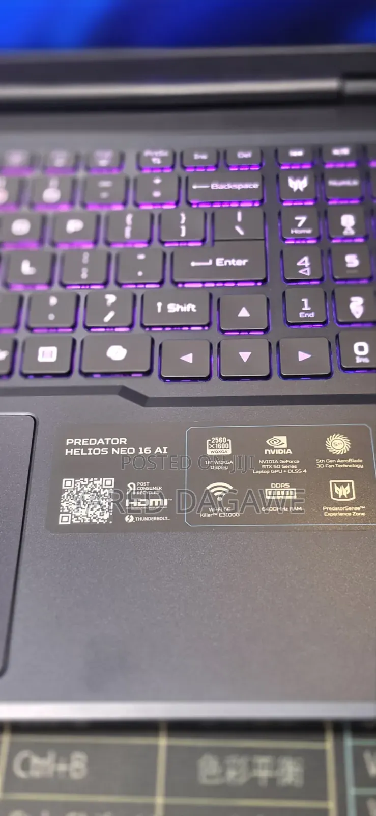 New Laptop Acer Predator Helios Neo 16 16GB Intel Core Ultra 9 SSD 1T