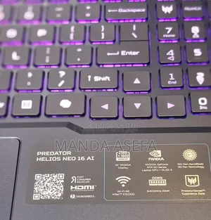 New Laptop Acer Predator Helios Neo 16 16GB Intel Core Ultra 9 SSD 1T