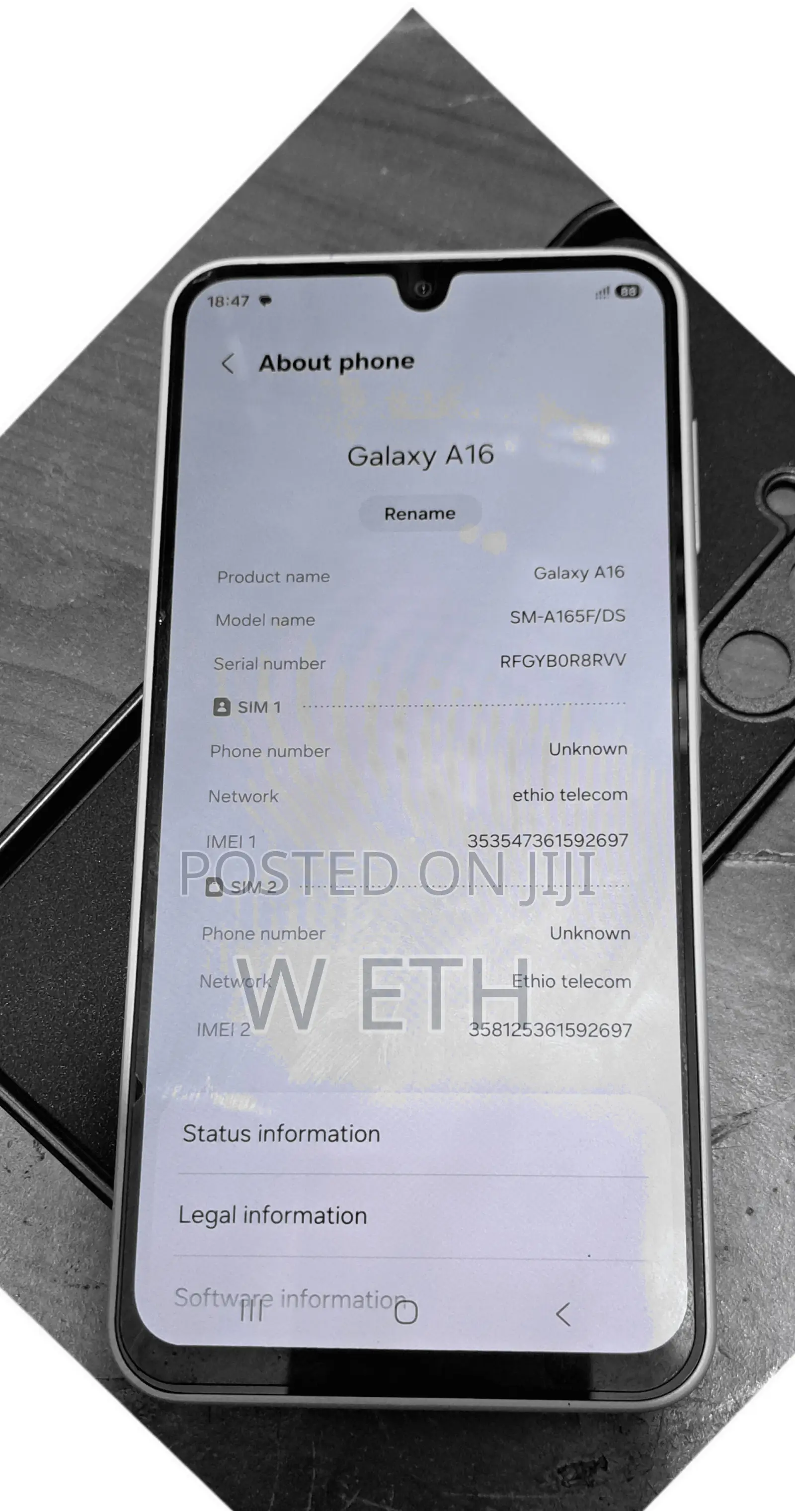 Samsung Galaxy A16 128 GB Blue
