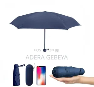  Mini Pocket UV Umbrella
 
✓በጣም ቀላል፣ ለመያዝ ምቹ ጥላ 