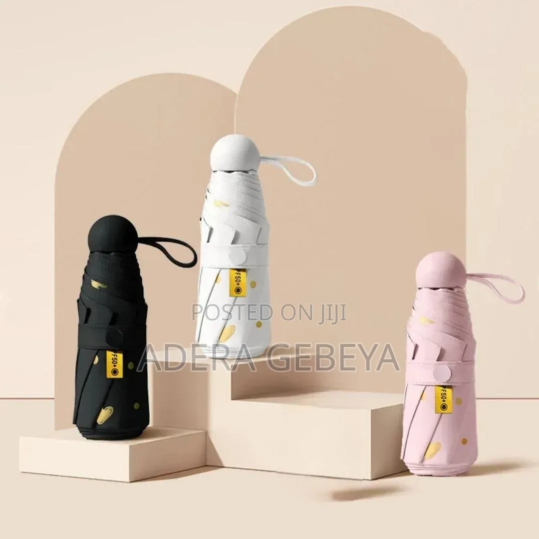  Mini Pocket UV Umbrella
 
✓በጣም ቀላል፣ ለመያዝ ምቹ ጥላ 