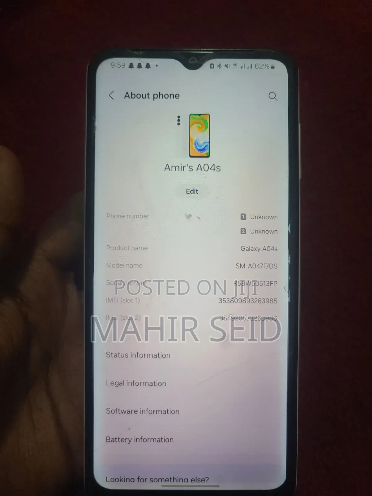 Samsung Galaxy A04s 128 GB White