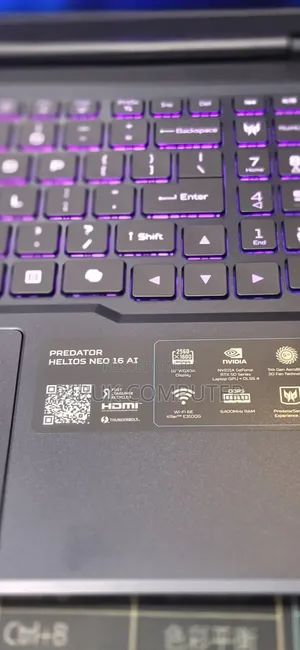 New Laptop Acer Predator Helios Neo 16 16GB Intel Core Ultra 9 SSD 1T