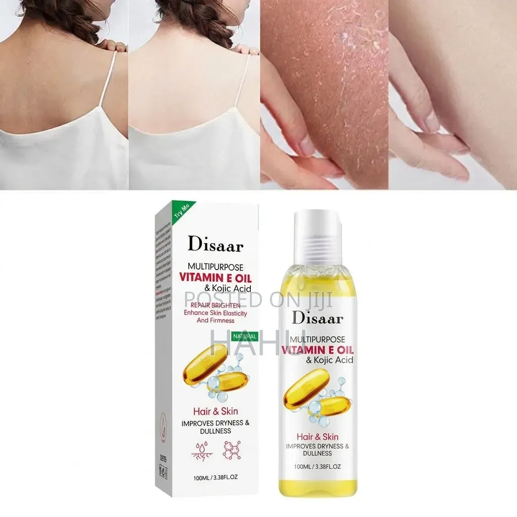 Disaar Multipurpose Vitami E Oil& Kojic Acid Hair & Skin Natural