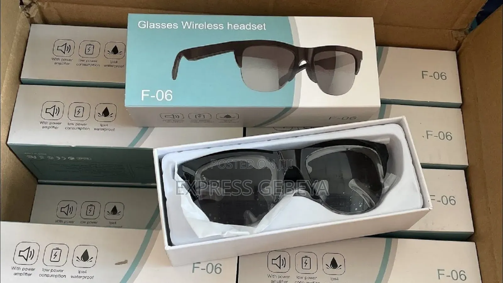 Glasses Wireless Headset Ultraviolet Proof Glass Comfortable to Wear