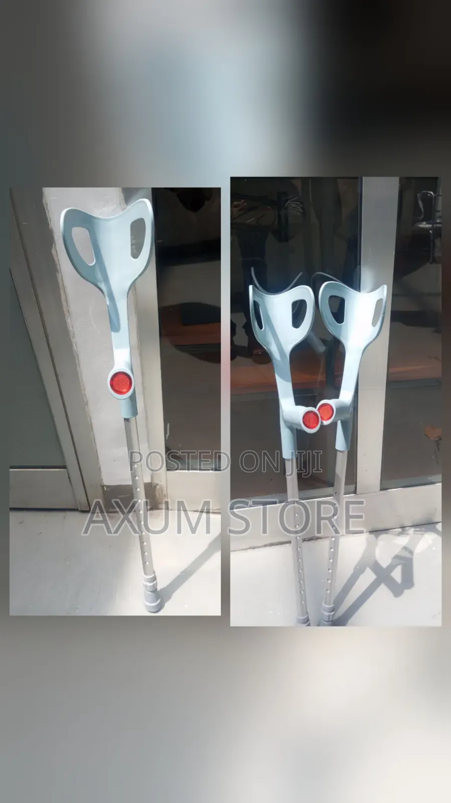 የክንድ ምርኩዝ ጥንድ (Forearm Crutches Pair) — ለዕለታዊ እንቅስቃሴ ምቾት የሚሰጥ።