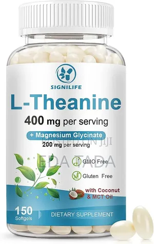 L-Theanine 400mg With Magnesium Glycinate,150 Softgels