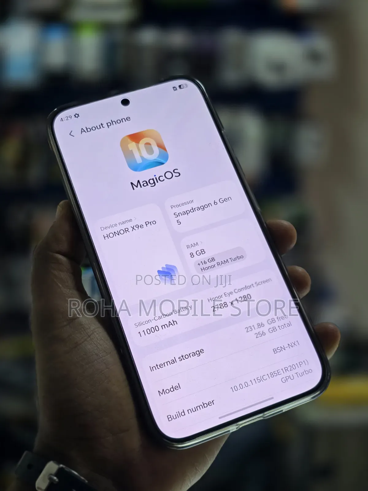 New Honor X9e Pro 256 GB