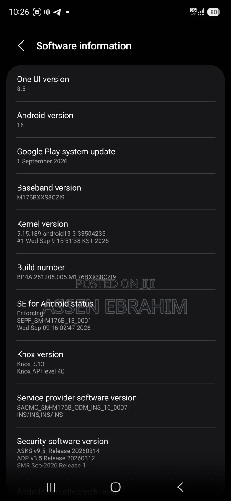 Samsung Galaxy M17 5G 128 GB Silver