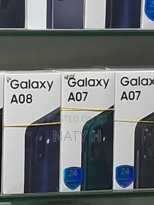 New Samsung Galaxy A07 4G 64 GB Black