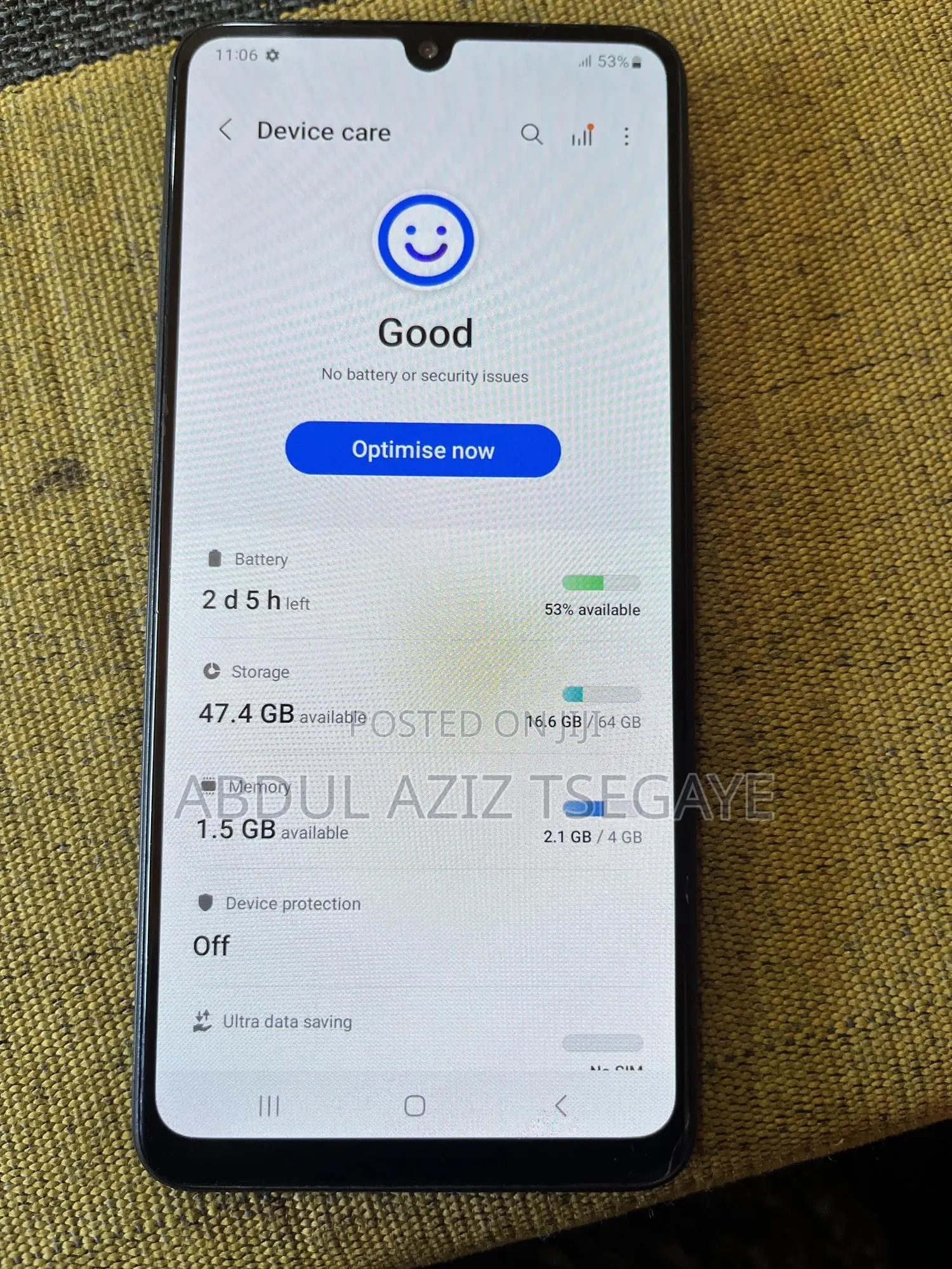 Samsung Galaxy F22 64 GB Blue