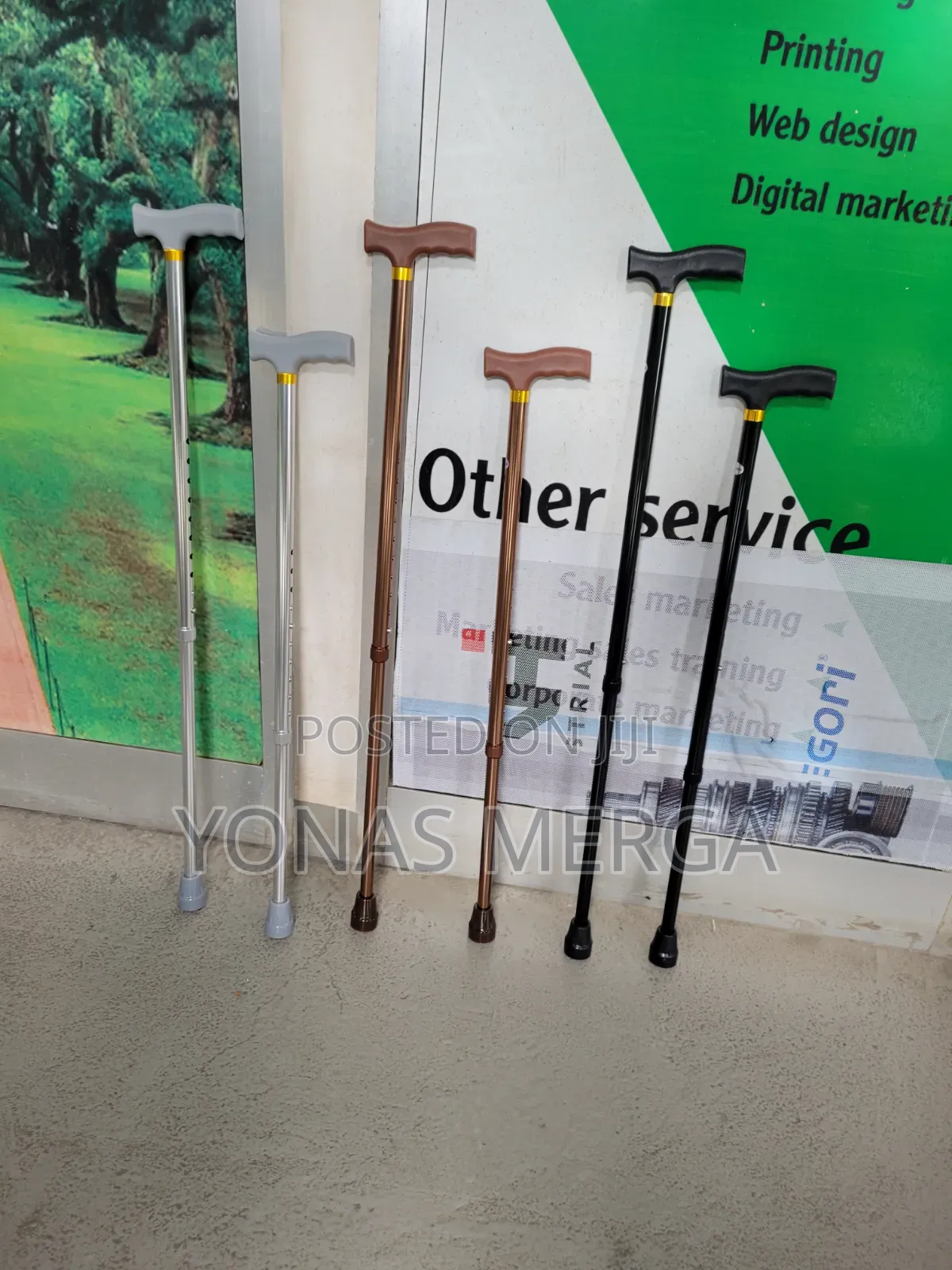 Walking Cane韞Walking Stick尹€1 Mm Thickness Aluminum Pipe, Scalable