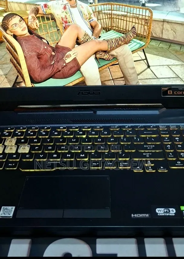 New Laptop Asus TUF Gaming A15 16GB AMD Ryzen 7 SSD 512GB