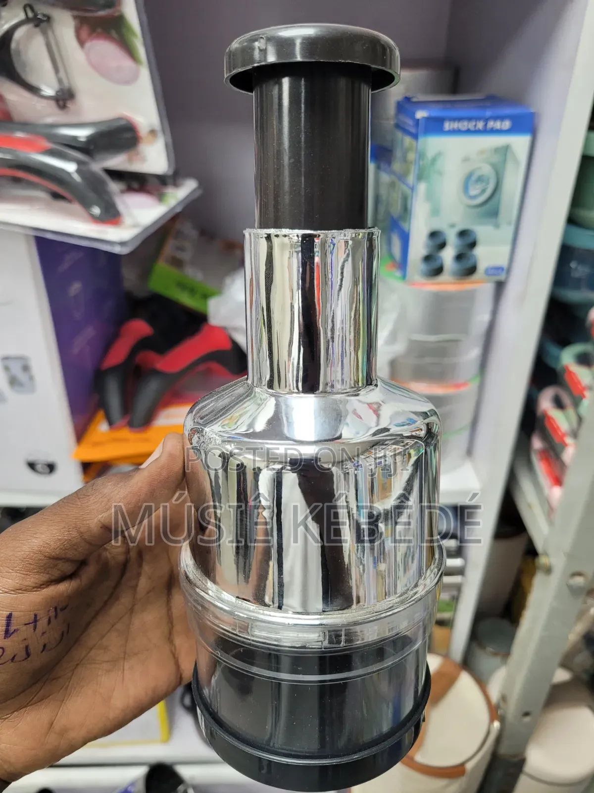 Manual Press Down Garlic and Vegetable Chopper