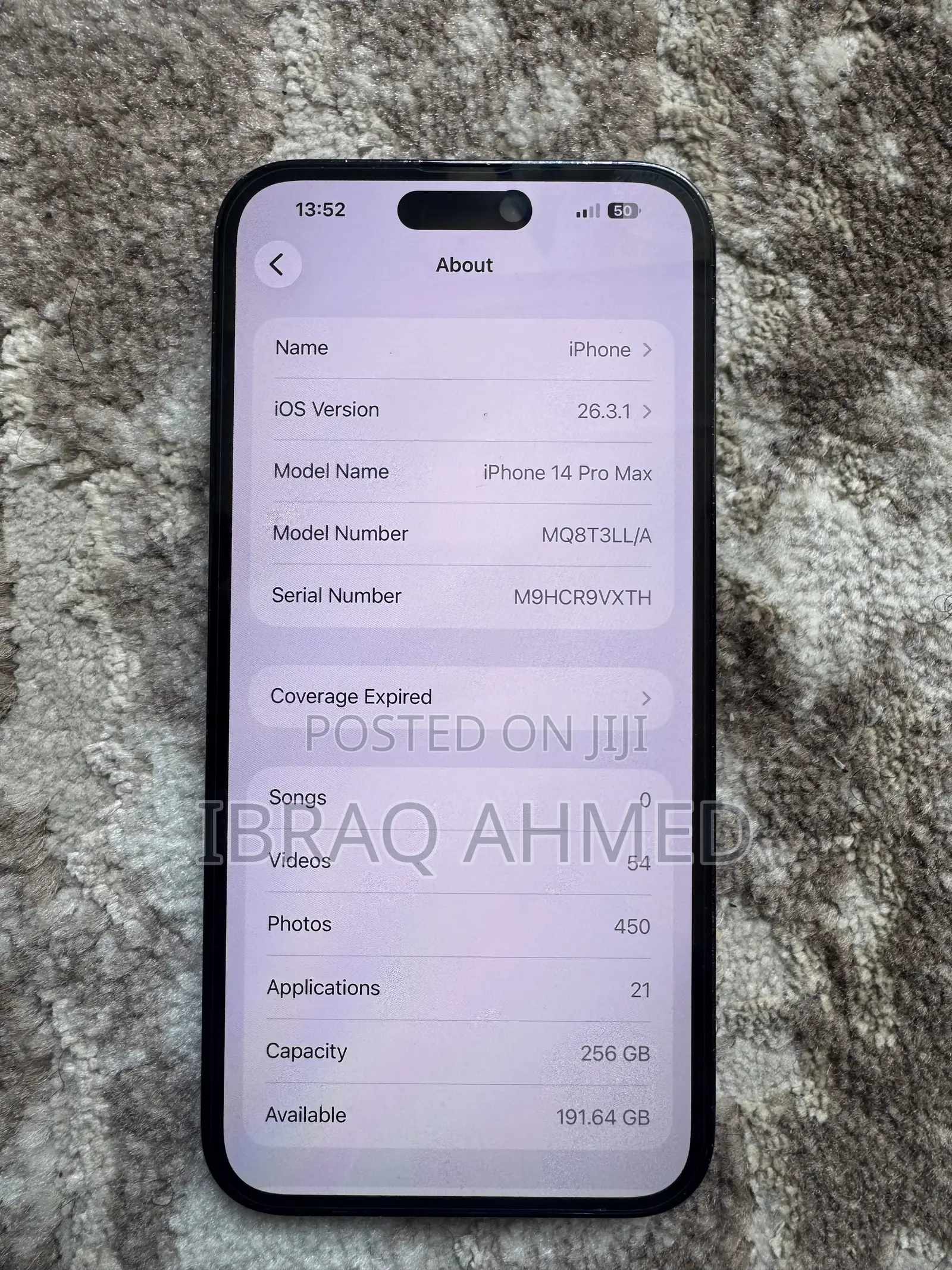 Apple iPhone 14 Pro Max 256 GB Black