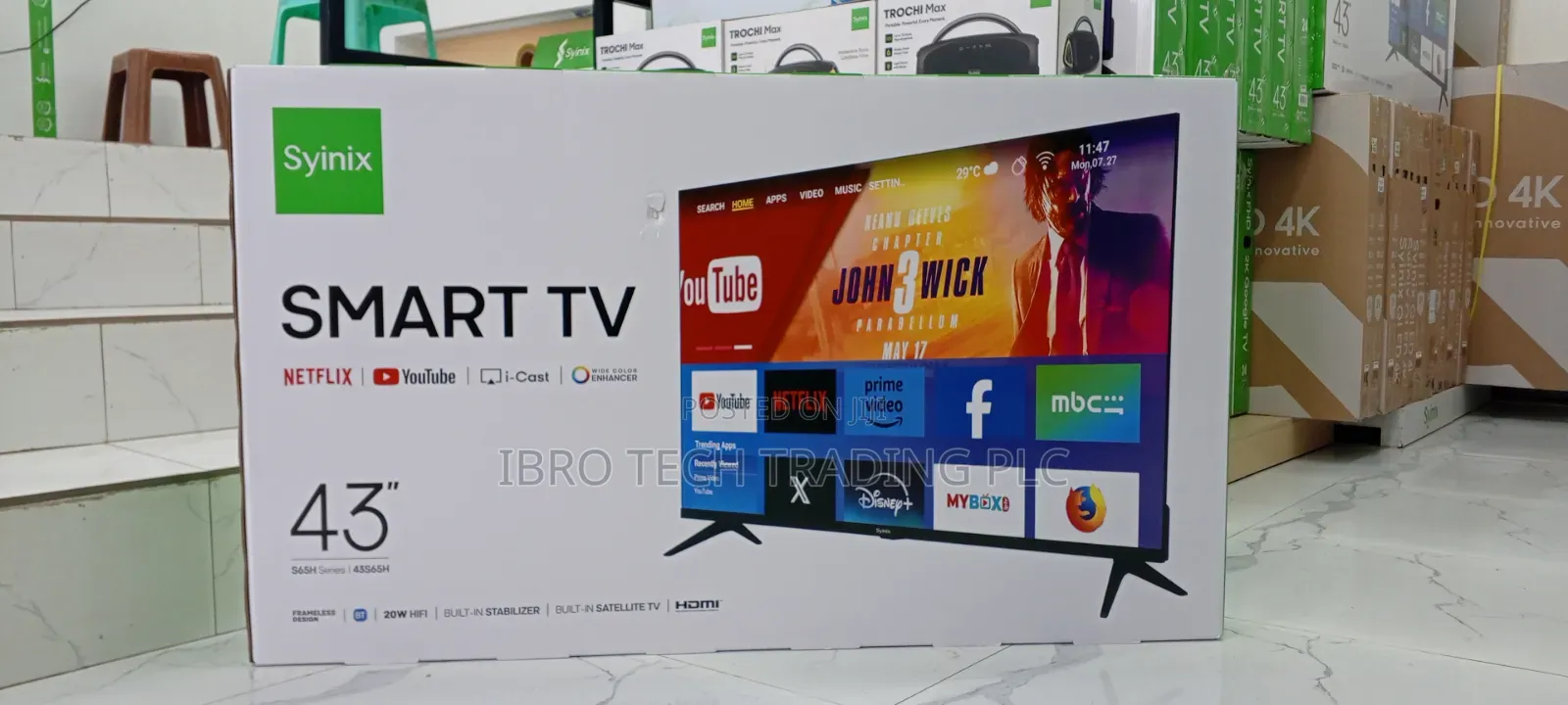 Syinix Smart TV 43 Inch