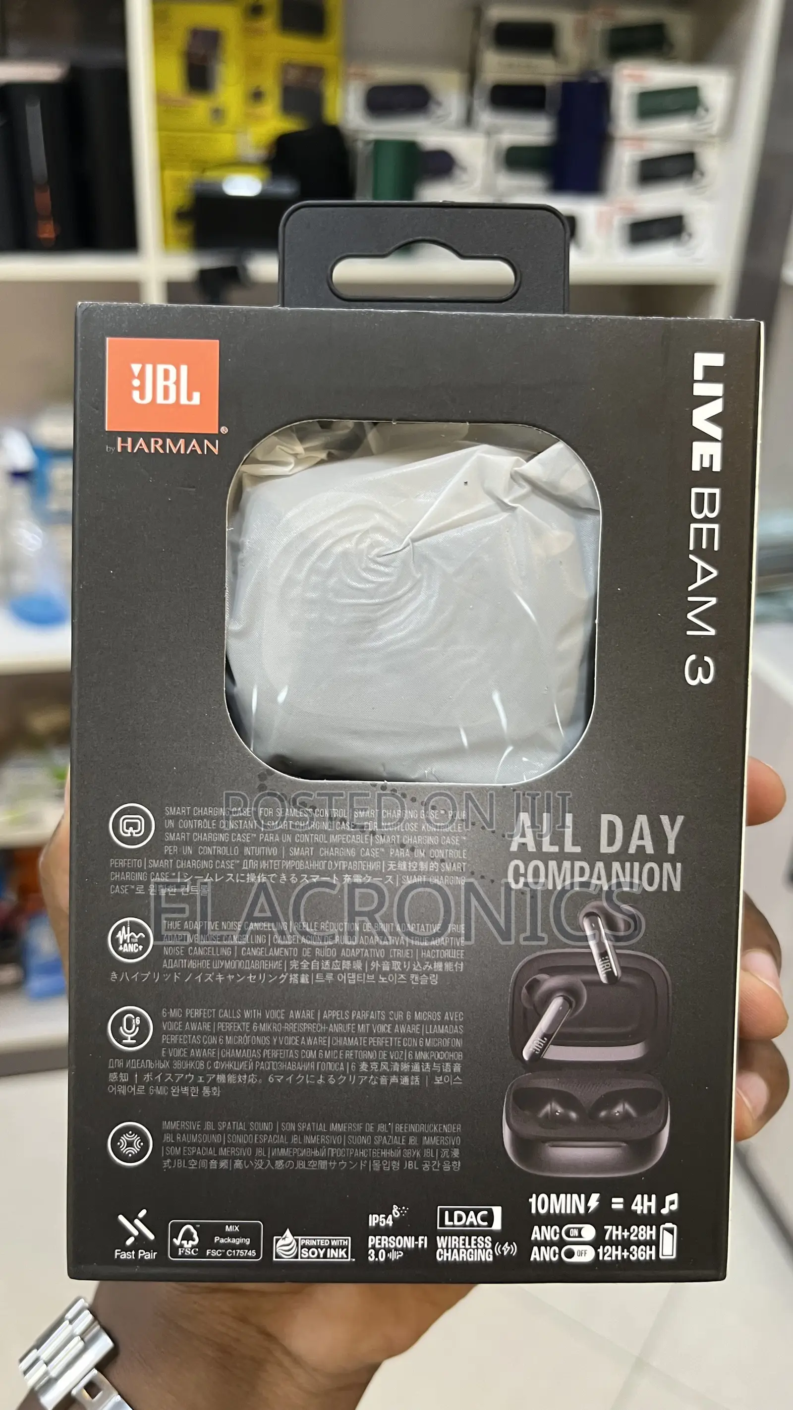 JBL Live Beam 3 Wireless Earbuds ANC