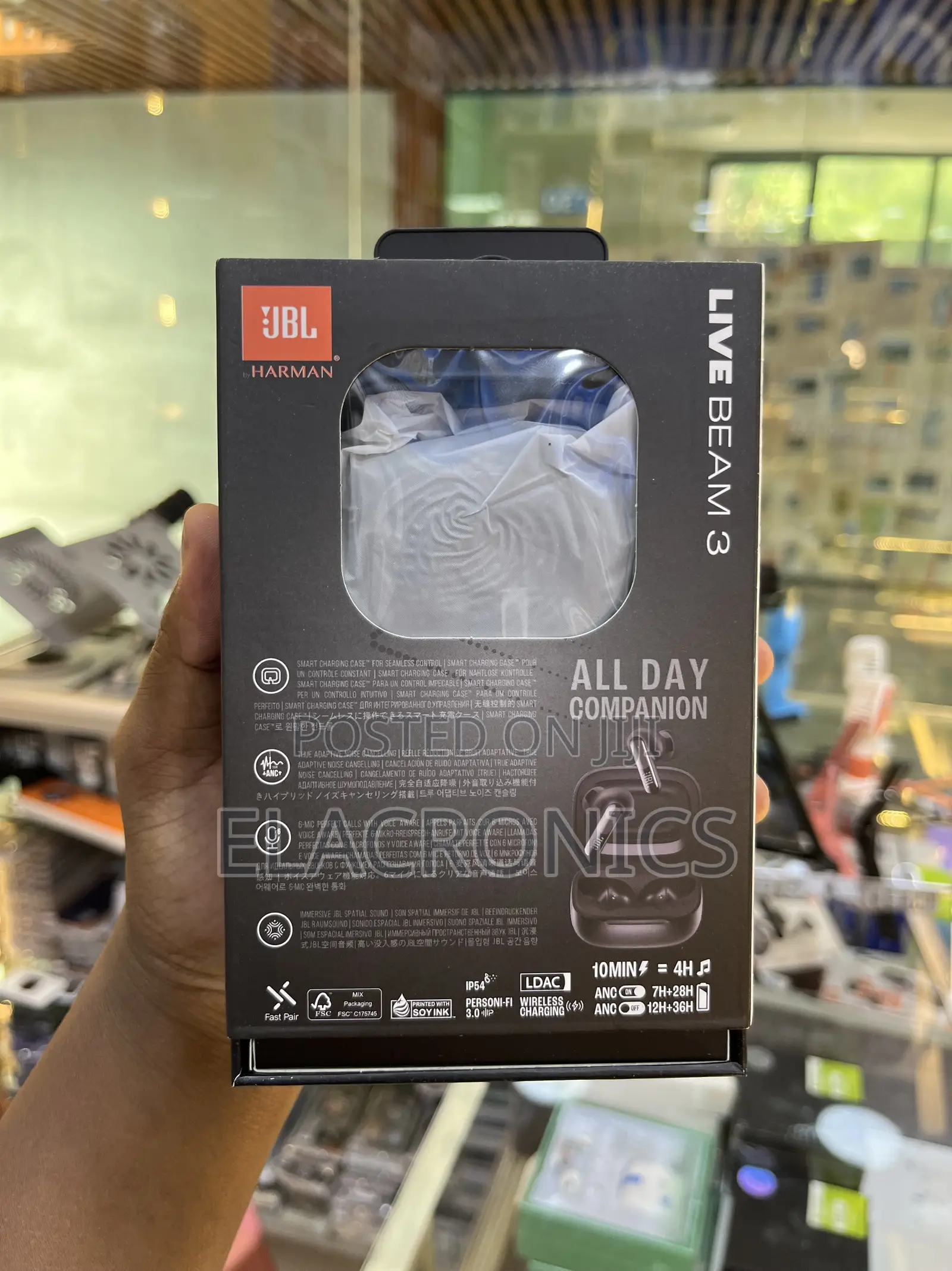 JBL Live Beam 3 ANC True Wireless Earbuds