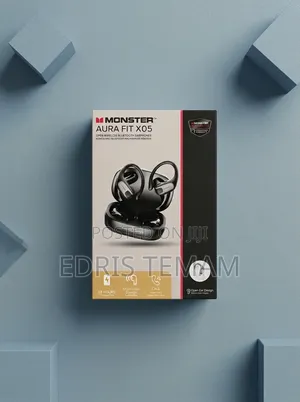 Monster Aura Fit X05 Headphones Black