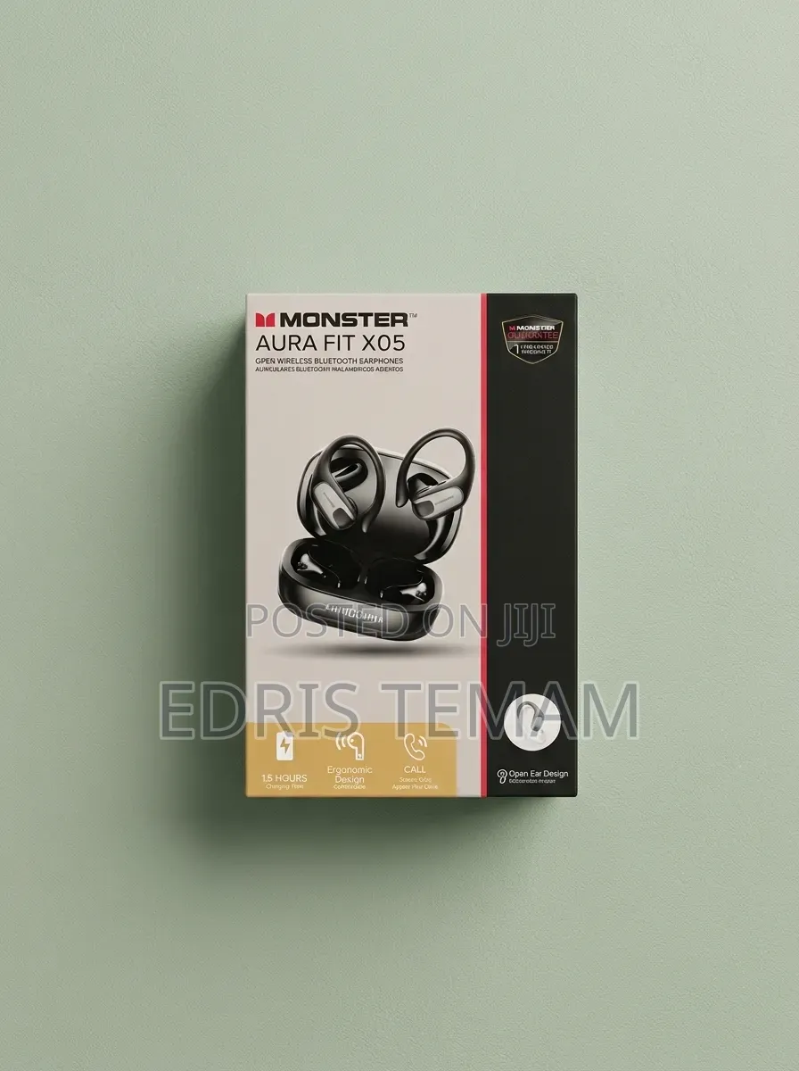 Monster Wireless Headphones Black
