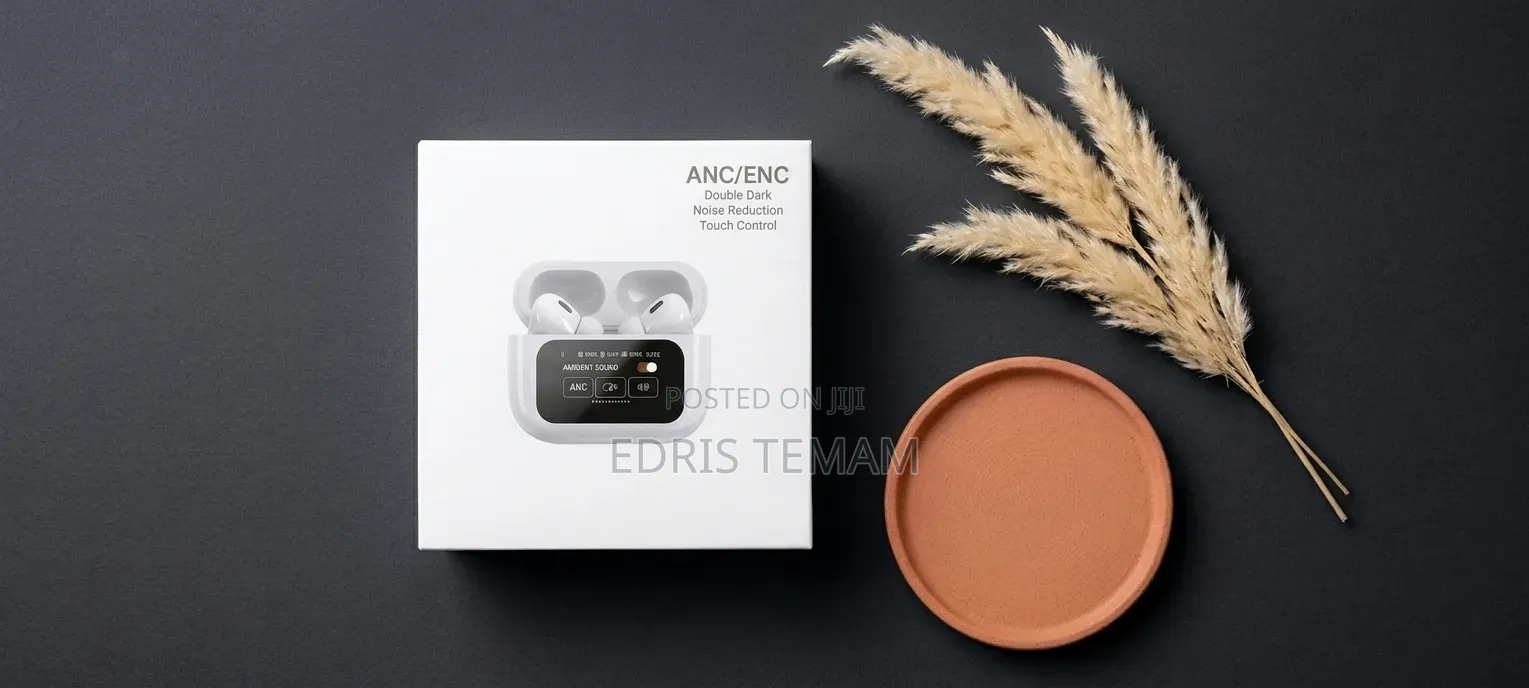 True Wireless Headphones With Screen
