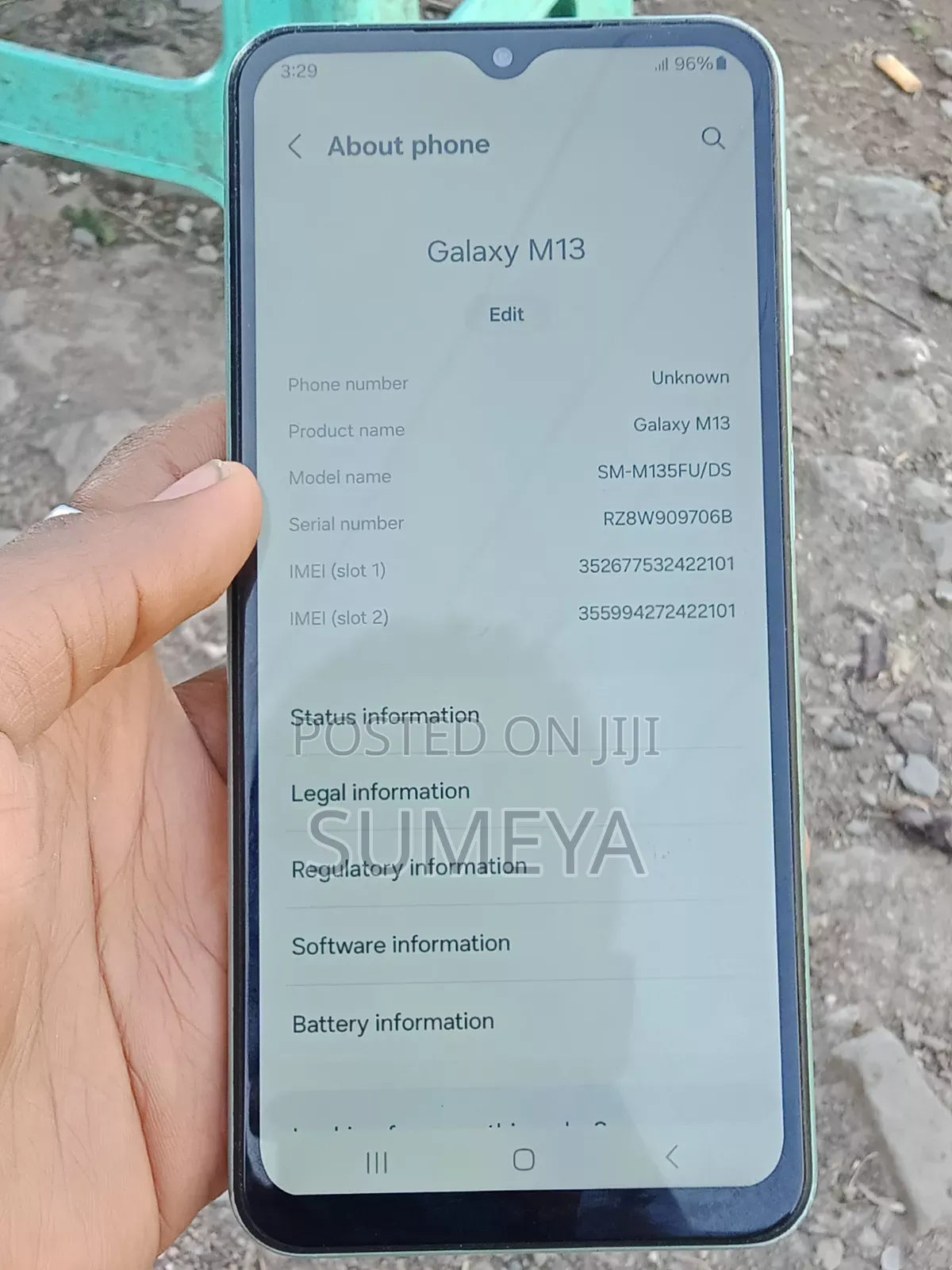 Samsung Galaxy M13 128 GB Green