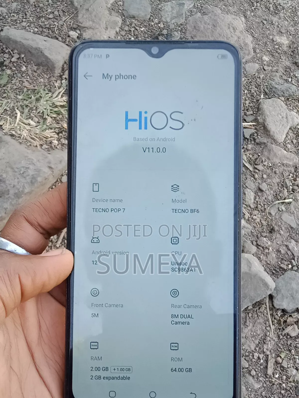 Tecno Pop 7 64 GB Gray