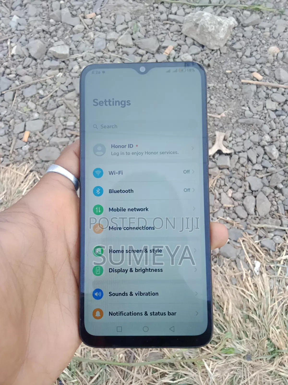 Honor X6a 128 GB Black