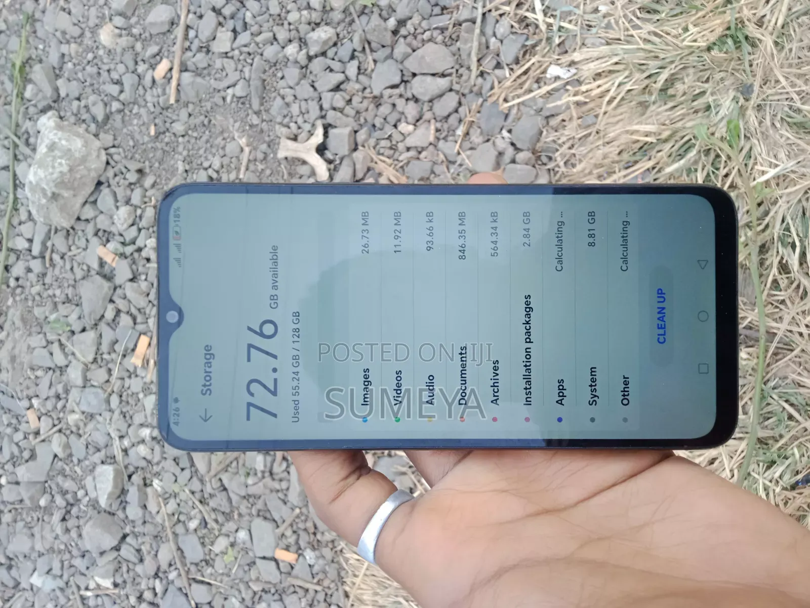 Honor X6a 128 GB Black