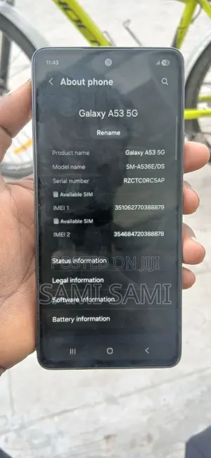 Samsung Galaxy A53 5G 128 GB Black