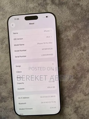 New Apple iPhone 16 Pro 128 GB Black
