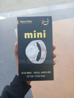 Haino Teko G18 Mini Luxury Smartwatch – Real AMOLED (3 Straps Includes