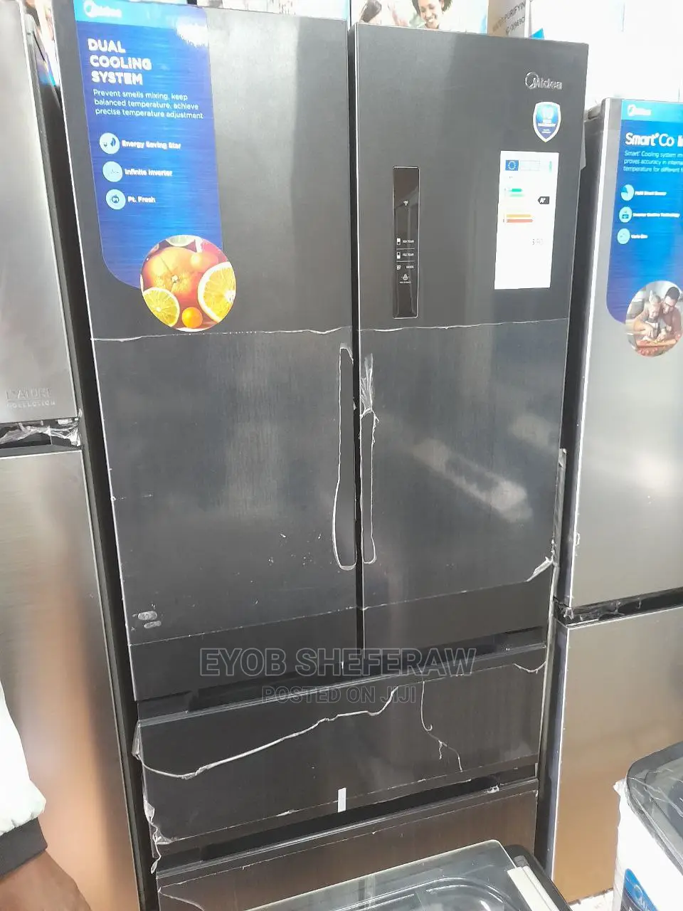 Midea Side by Side Refrigerator
