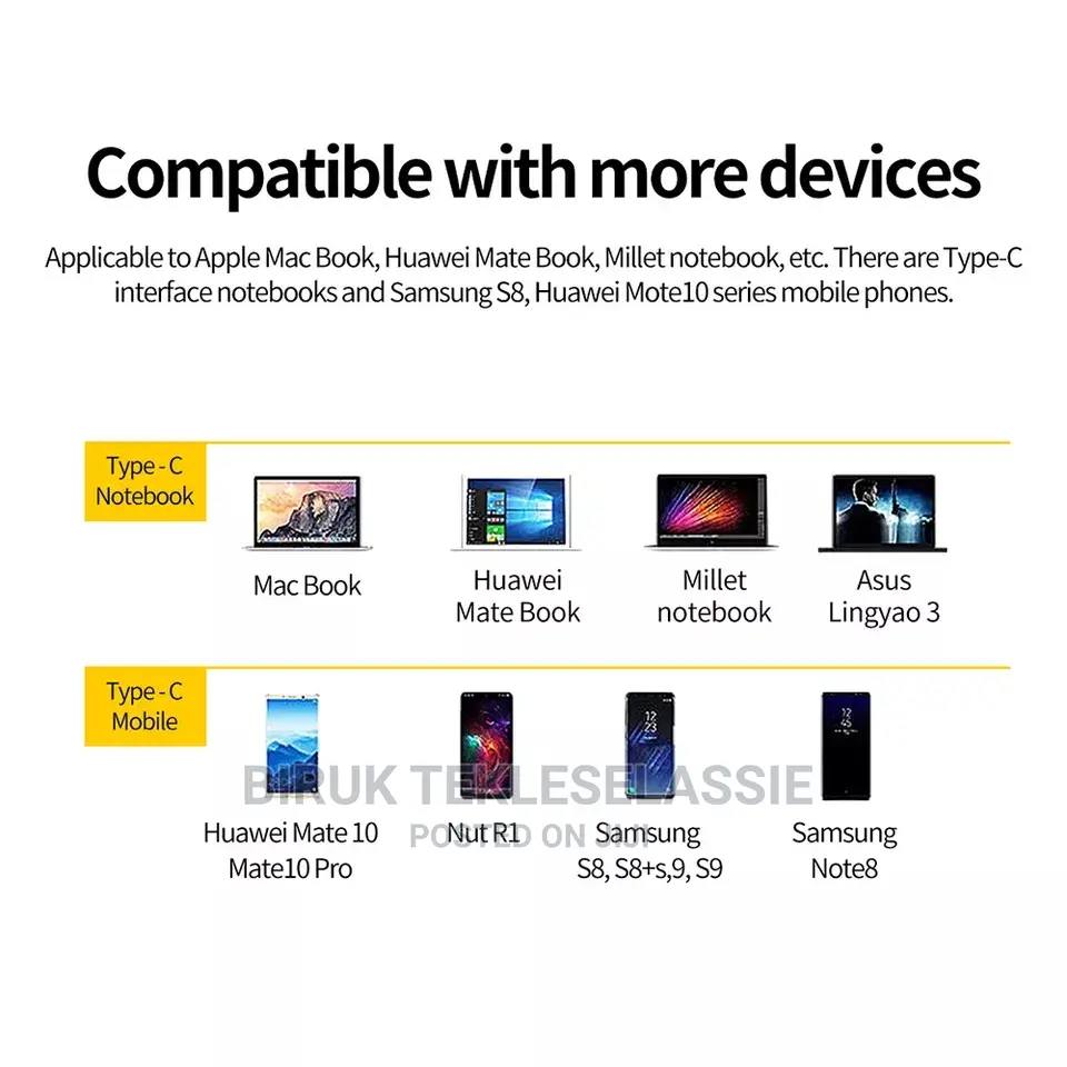 Type C Hub Adapter 3 in 1 to Hdmi+Usb 3.0 + Pd