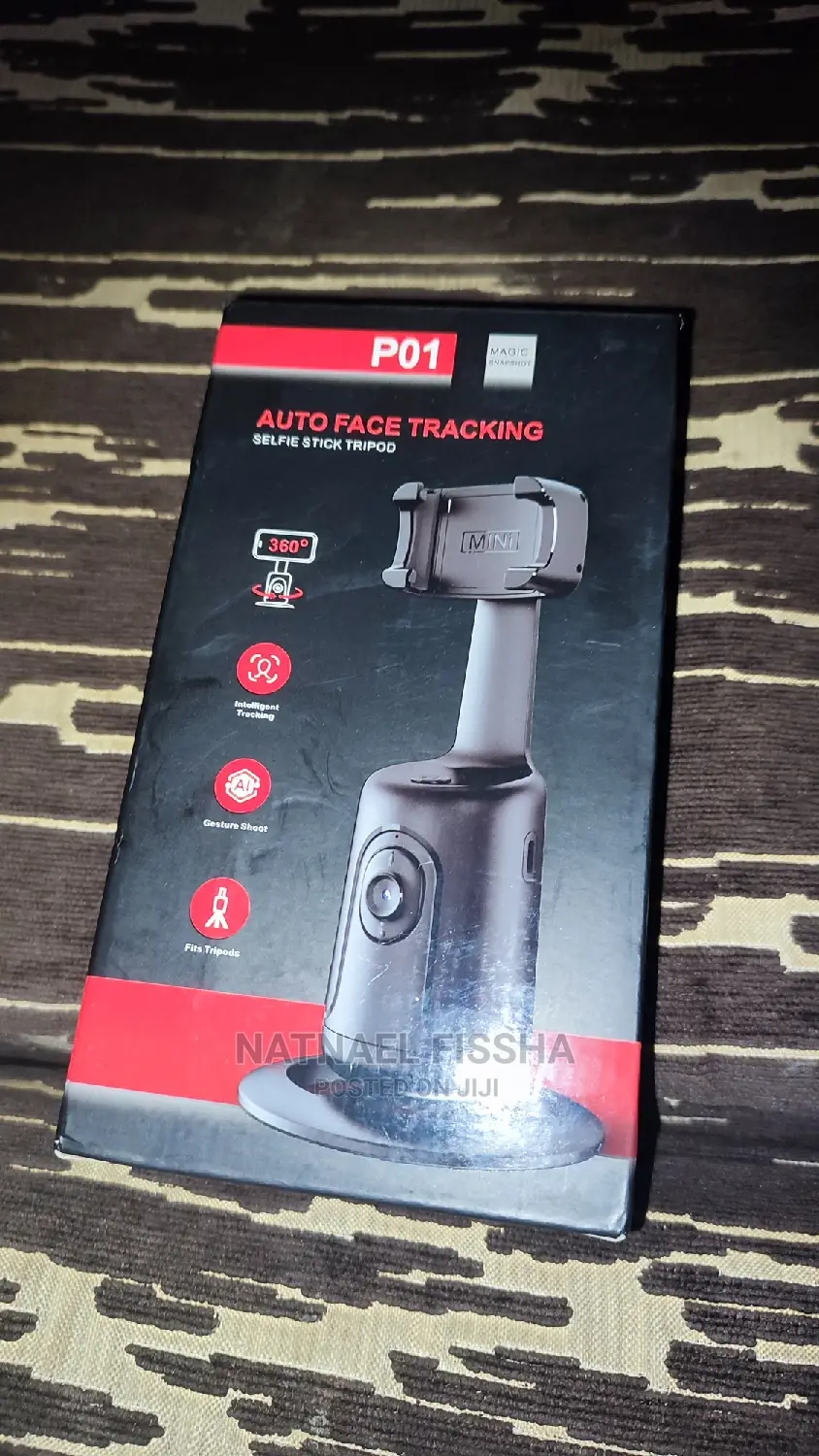 Auto Face Tracking Phone Selfie Stick Tripod Gimbal