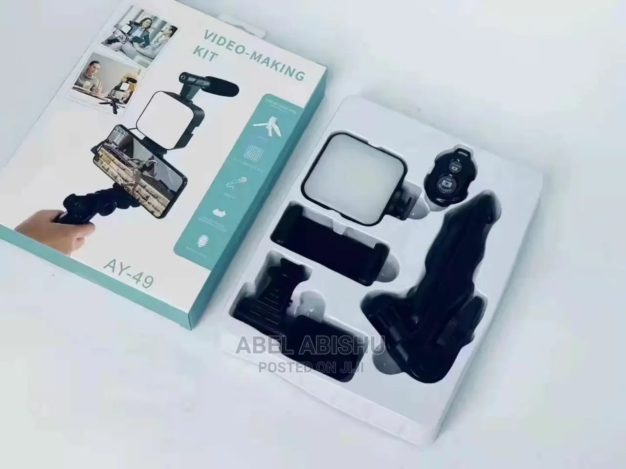 Ay-49 Video Making Vloging Kit With Microphone