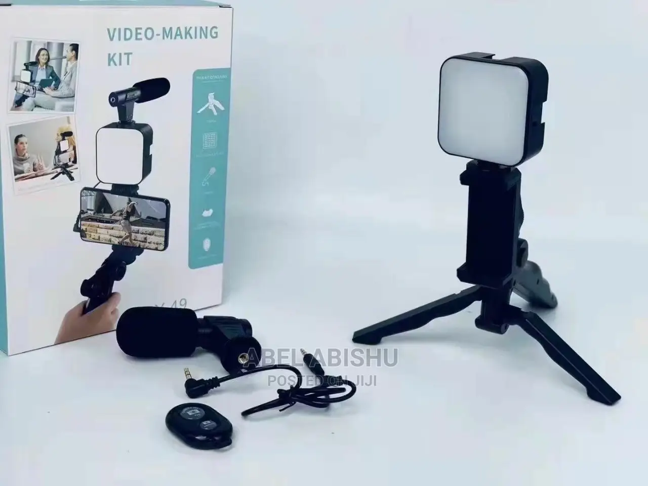 Ay-49 Video Making Vloging Kit With Microphone
