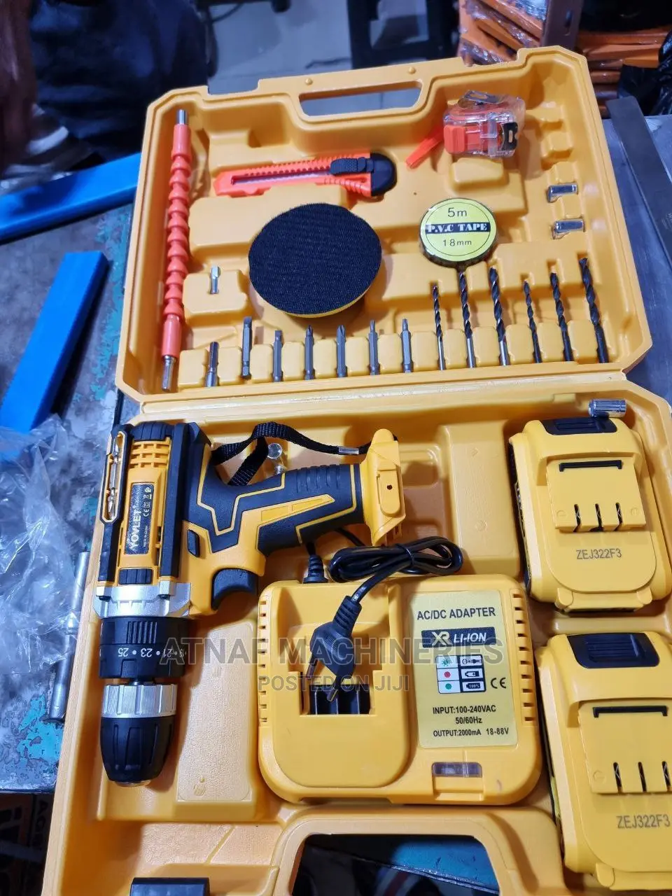 Yovlet Cordless Drill With AccessoriesFree Delivery in Arada