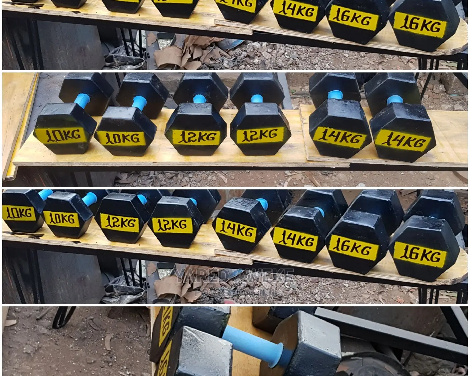 Dambles Made of Pure Metals