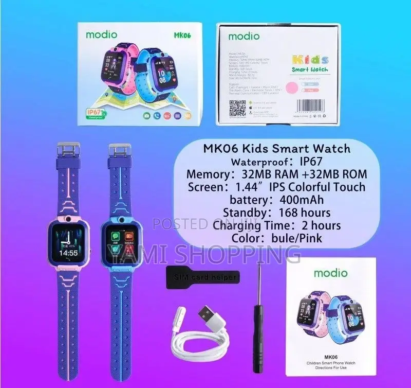 MODIO MK06 Kids Smart Watch