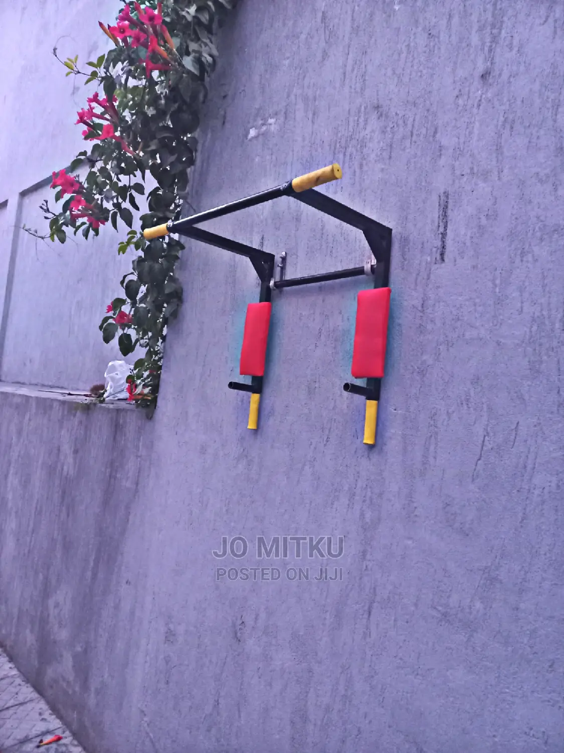 Dip Abs Pull Up Chin Up Working Bar Wall Mounted