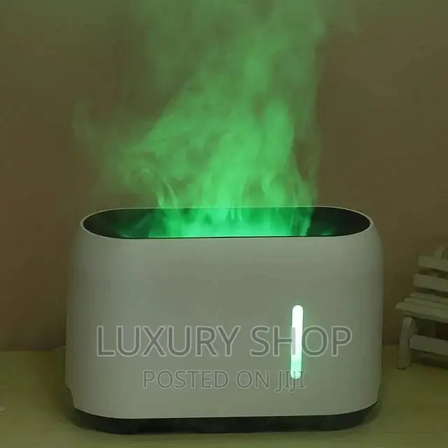 Air Humidifier With Remote Control Flame Effect