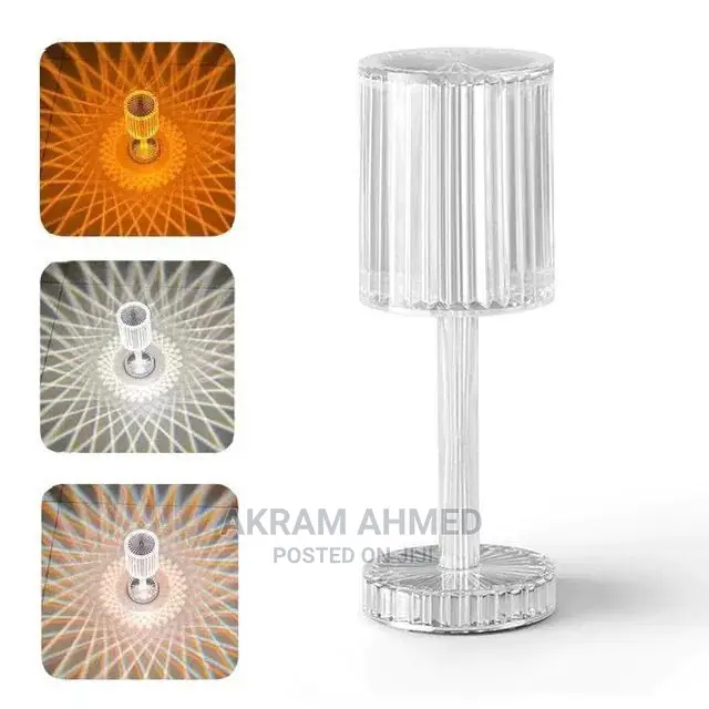 LED Crystal Table Lamp