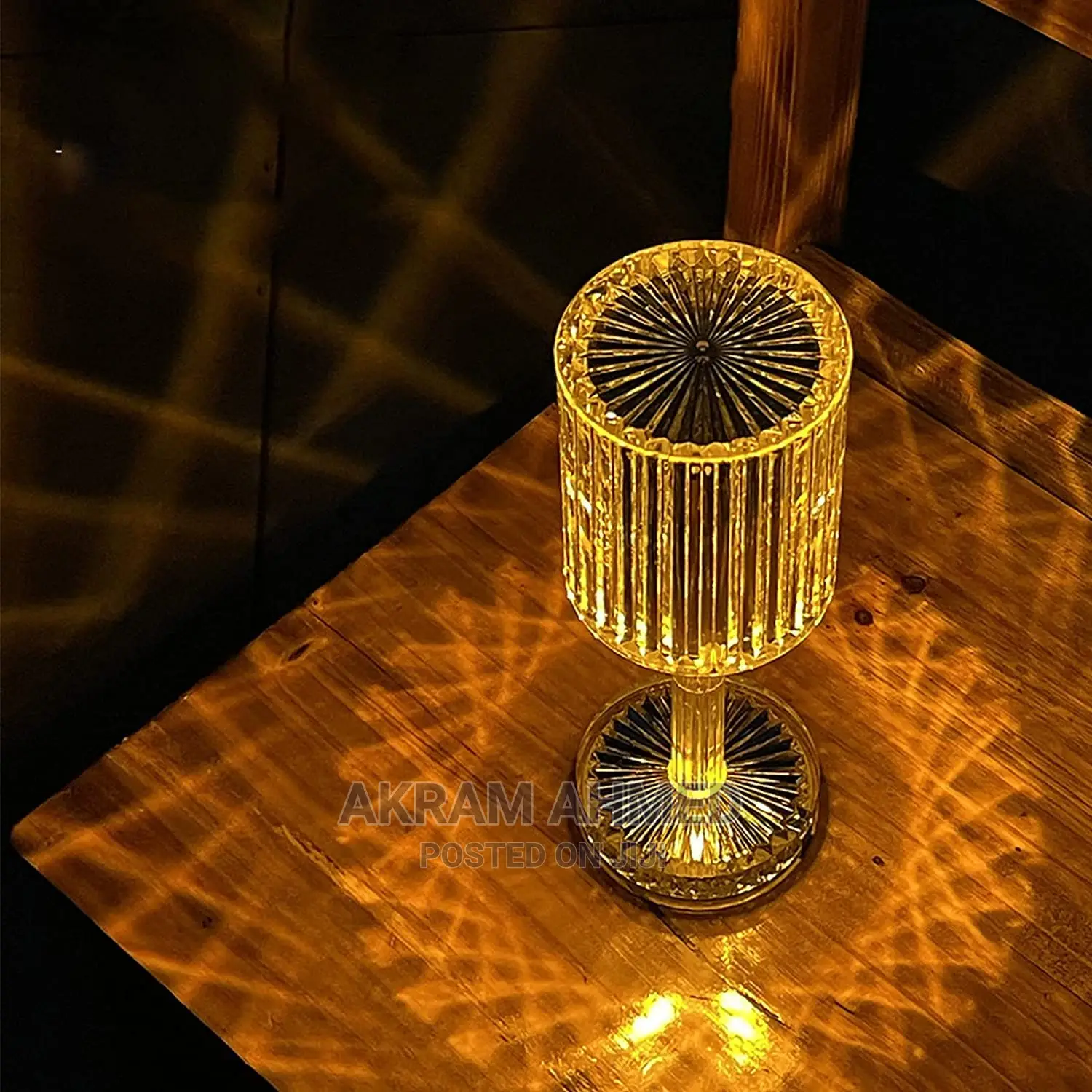 LED Crystal Table Lamp