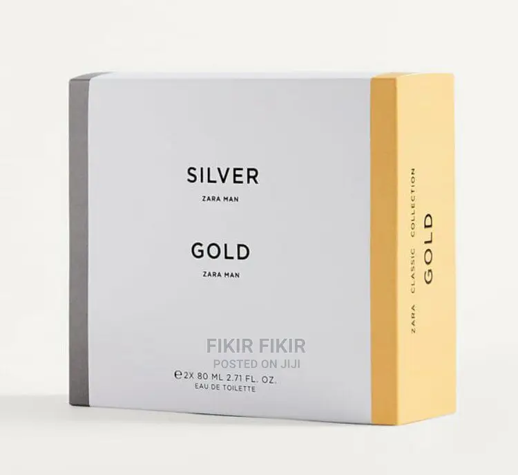 Zara Man Silver Gold Perfumes