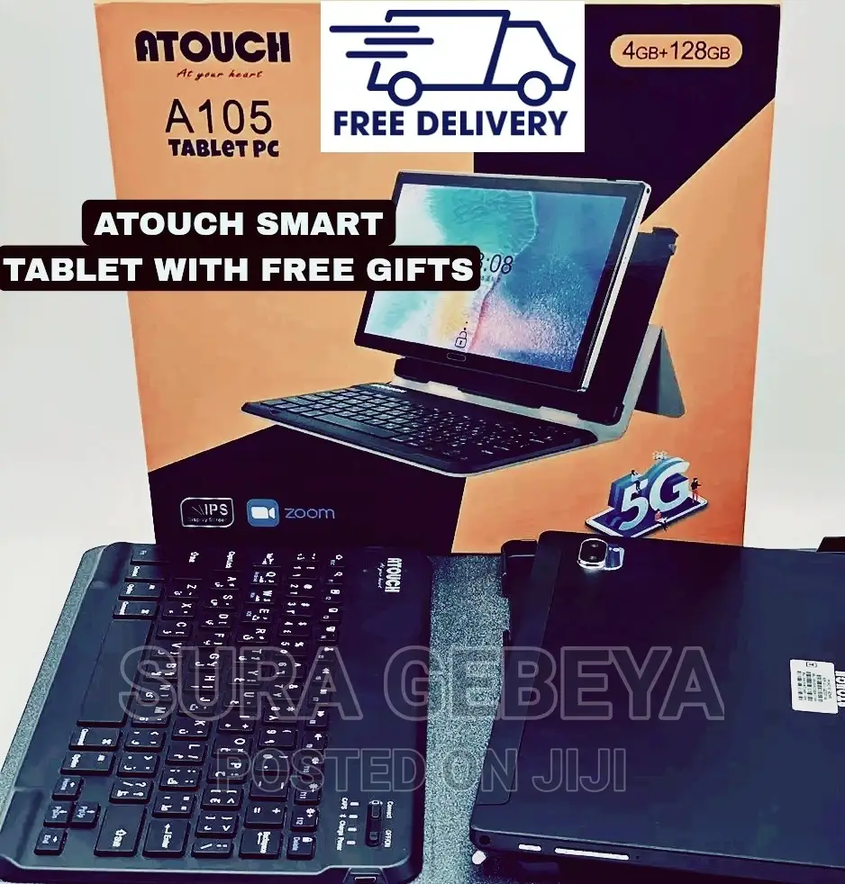 New Atouch A105 Max 128 GB Black